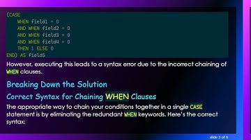 Mastering WHEN Clauses in Teradata SQL