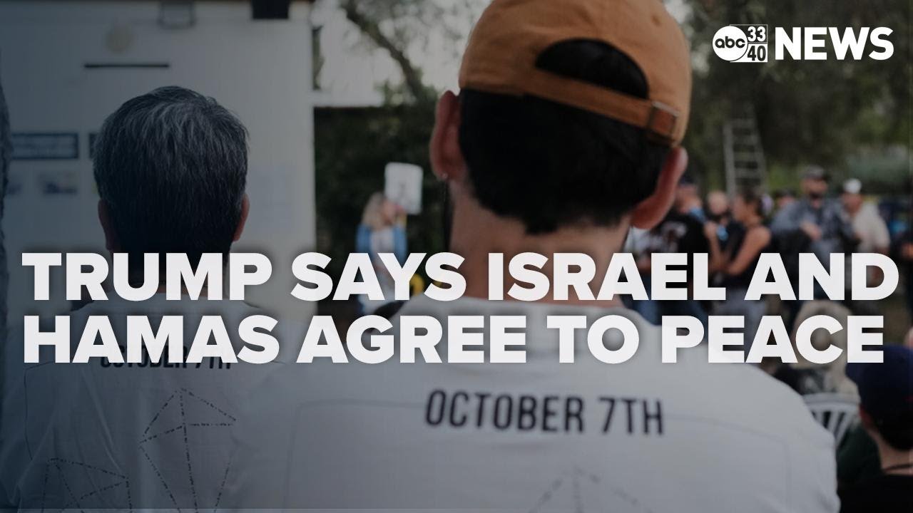 Israel and Hamas agree to first phase of 'Peace Plan' in Gaza, Trump ...