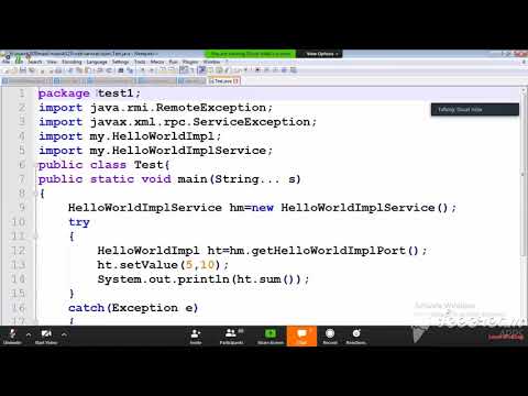 Java Web Service video 4 | March 2020