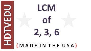LCM in about 2 Minutes Least Common Multiple HDTVEDU 1837 Developmental Math