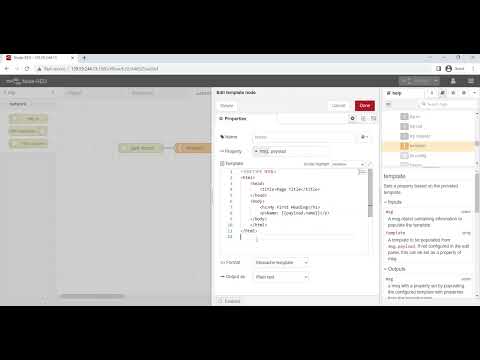 NodeRED Web Server