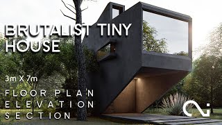 Tiny House Design Ideas Philippines 3M X 7M - Peu Brut