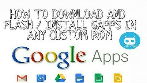 How to download and install google apps in any custom rom (how to flash gapps in any custom rom)