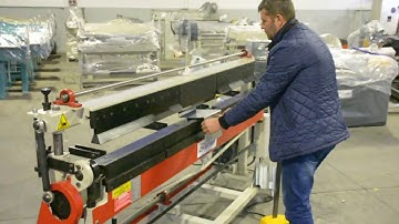 AFM-M 2020x1,2mm mechanical press brake and folder