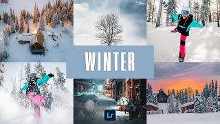 Winter Photography Presets - Lightroom mobile preset free dng | Winter Photography screenshot 1
