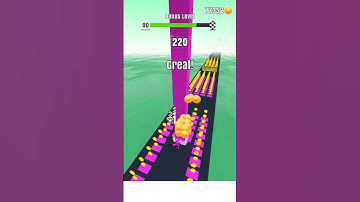 90 || NEW HIGH SCORE || STACK COLORS GAMEPLAY || ESD1 NHSSCGPAL !!! #SHORTS