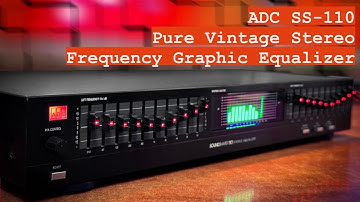 ADC Sound Shaper Model 110 Stereo Frequency Equalizer