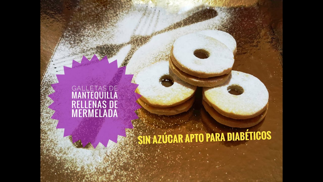 Galletas Tradicionales de Mantequilla I Sin azúcar I Apto para Diabéticos