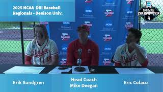 2025 NCAA Division III Baseball Super Regionals- Game One vs Belhaven