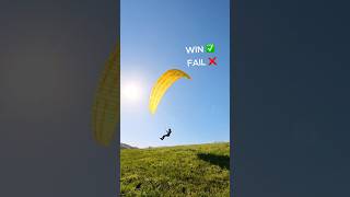 Is this WIN or FAIL 💥 @paraglidingaddiction