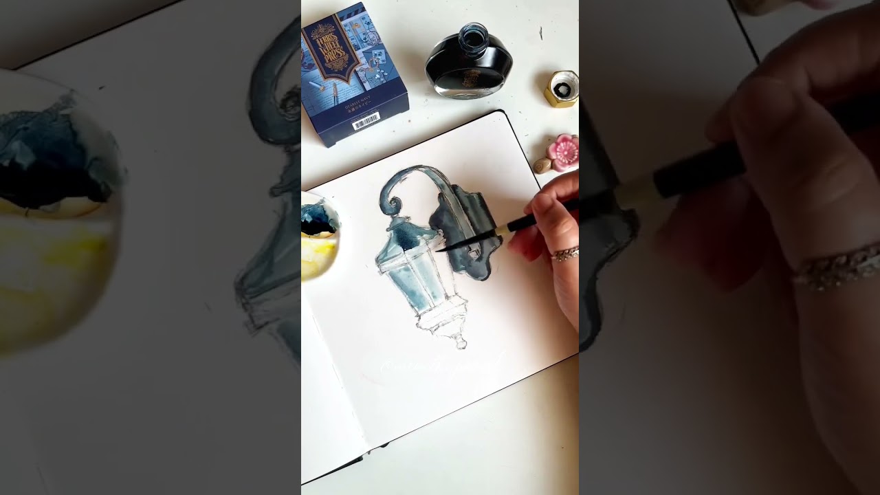 Vintage lamp painting ✨ 