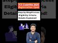 TCS CodeVita 2025 registration open #tcs #codevita2025 #registration #opening #ytshorts #tcsibps