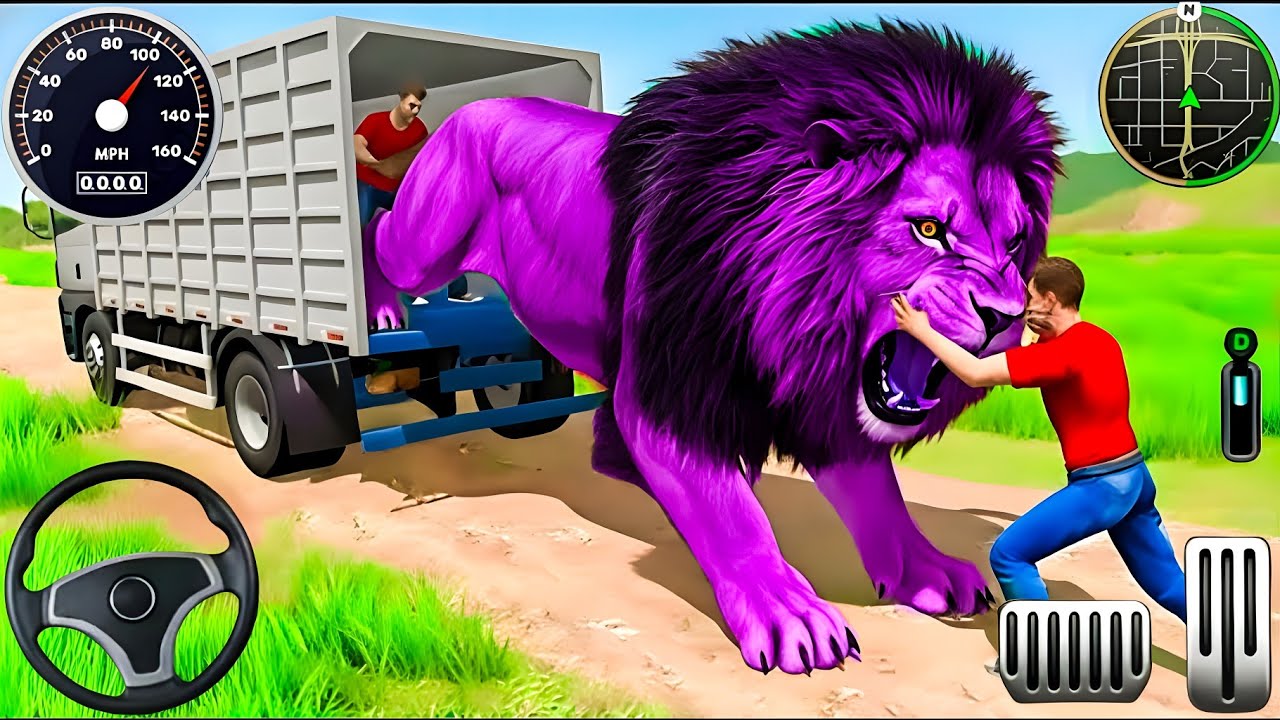 Animal Cargo Truck Driving Game 3D - Animal Transport Cargo Truck 2024 - Android Gameplay