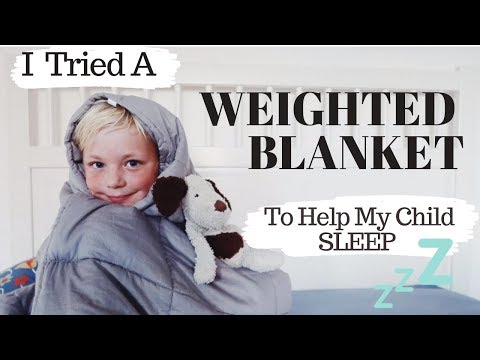 DO WEIGHTED BLANKETS HELP KIDS WITH SLEEP & ANXIETY We Tried For A Month SJ STRUM