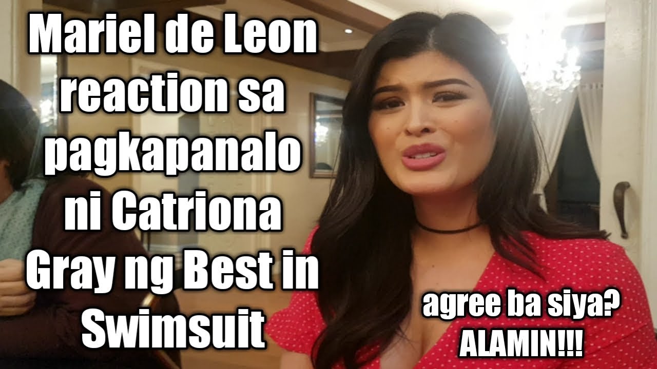jadine wong Mariel reaction sa pagkapanalo ni Catriona Gray ng Best in Swimsuit