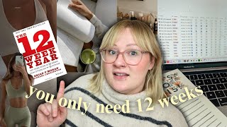 How to ACTUALLY accomplish your goals | 12 Week Year Plan to CHANGE my life
