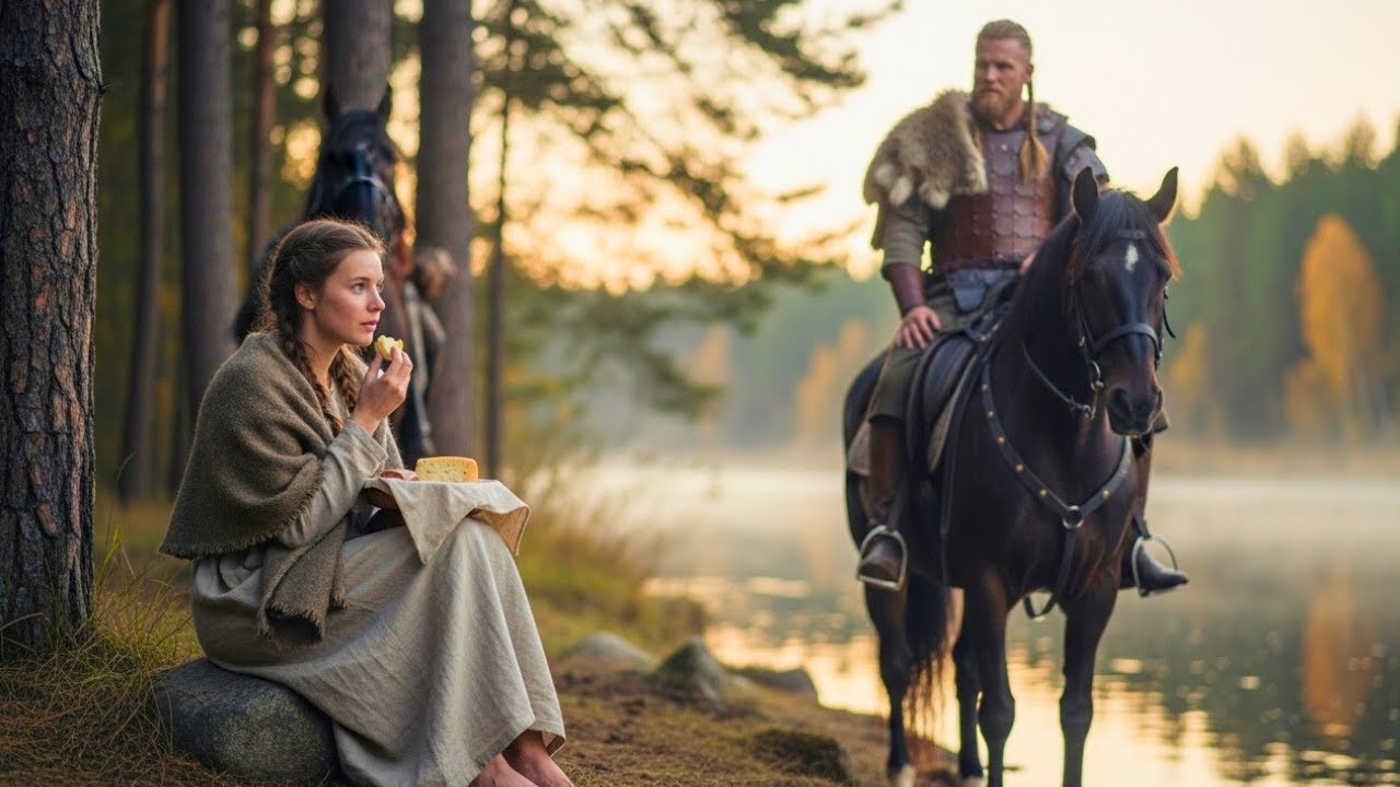 VIKINGUL A VĂZUT-O MÂNCÂND BRÂNZĂ LA RÂU — IAR LA APUS A APĂRUT CU ARMĂSARUL ÎN FAȚA EI