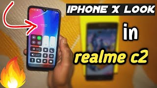 how to Get on Iphone X look in realme c2 all realme device screenshot 3