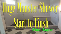 Complete install Monster Steam Shower Time Lapse start to finish Schluter Systems. 