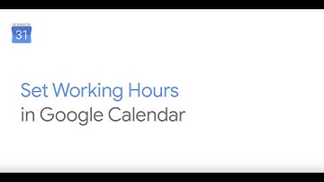 Add working hours in Google Calendar