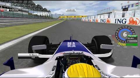 [rFactor] WCP 2009 F1 Nico Rosberg Hungaroring [HQ]