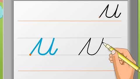 Cursive Writing | Small Letter ‘u’ | Macmillan Education India