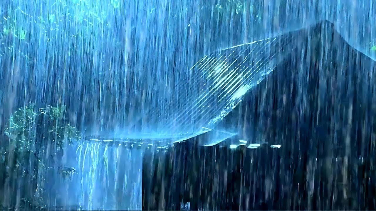 Soothing Relaxing Rain Sounds For Stress Relief - Peaceful In Foggy Forest, Rain Sound Natural