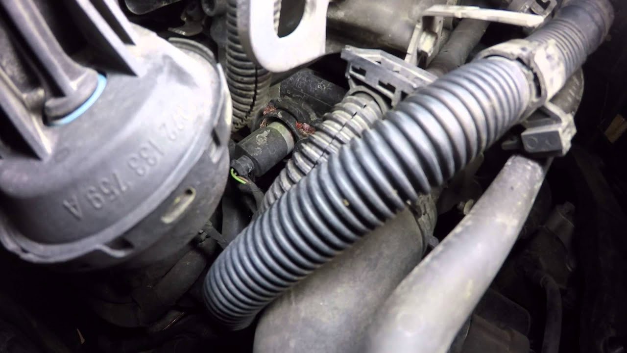 2008 VW R32 thermostat temp sensor leaking YouTube