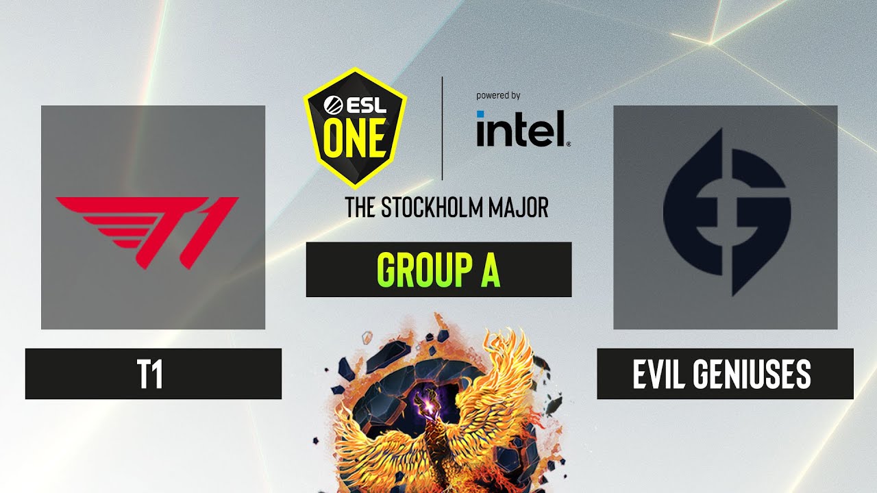 Dota2 - Evil Geniuses vs. T1 - Game 2 - Group A - ESL One Stockholm 2022