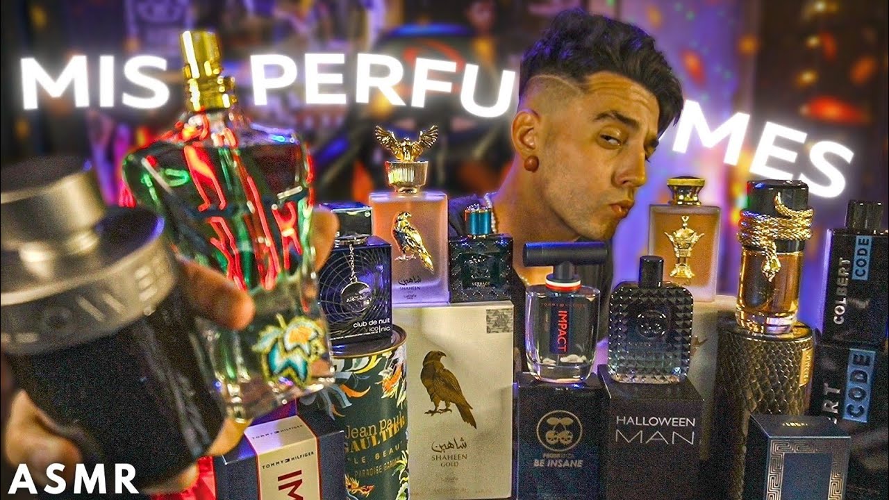 ASMR - Te ENSEÑO Mis PERFUMES 😴 (ASMR Español Argentina)