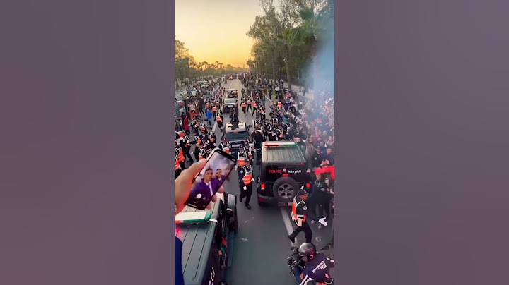 لحظة وصول المنتخب المغربي 🇲🇦🫶🏻❤️🦁