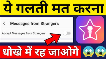 Stranger messages on starmaker app | Starmaker