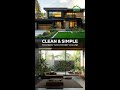 Clean and Simple Two Story Modern House Design Ideas
