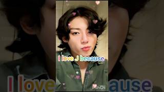 l love &#39;J&#39; because  BTS 💜 #shorts #YouTube #shorts #bts #viral #