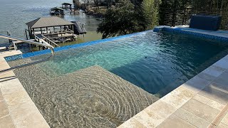 Designer Pools By Ace-Negative Edge/Infinity pool and deck