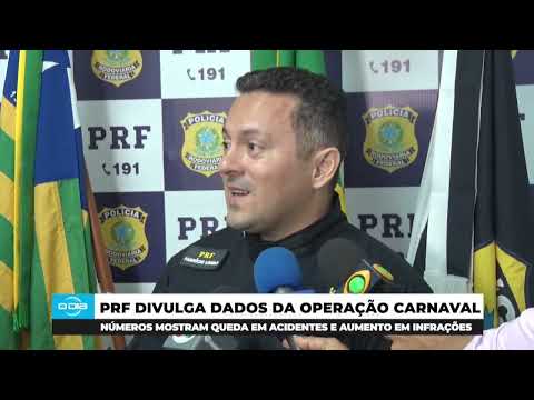 Polícia Rodoviária Federal divulga dados do Carnaval e acidentes diminuem 06 03 2025