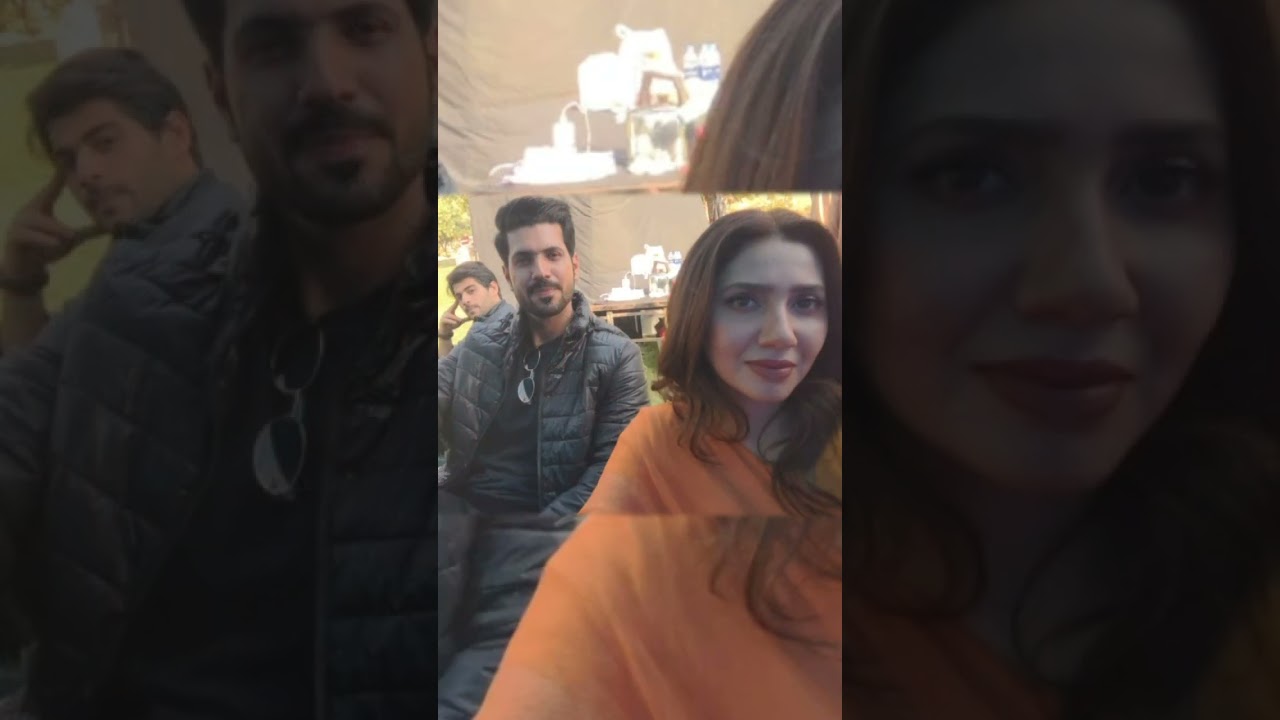 Mahira Khan ❤️ | Meer Hamza And Mahira Khan meet at Shoot 