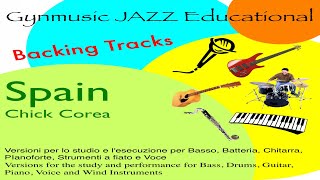 Gynmusic Jazz Educational - Spain Chick Corea Backing Tracks - Instrumental Version for Study