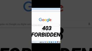 Erro 403 Forbindden ✔Resolvido (Atualizado) #403 #govbr #google