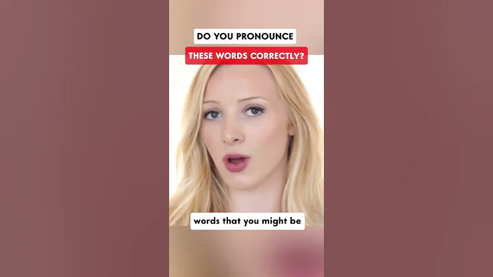 Words you might pronounce incorrectly! BRITISH ENGLISH PRONUNCIATION #shorts