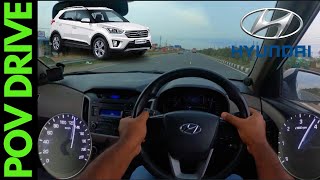 Hyundai Creta POV Test Drive India | Top speed | Acceleration | Diesel | 1st Gen | BUI #22 |