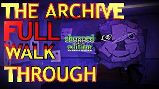 DOORS THE ARCHIVES Sectors A-00 - Z-50 FULL Walkthrough [chopped edition]