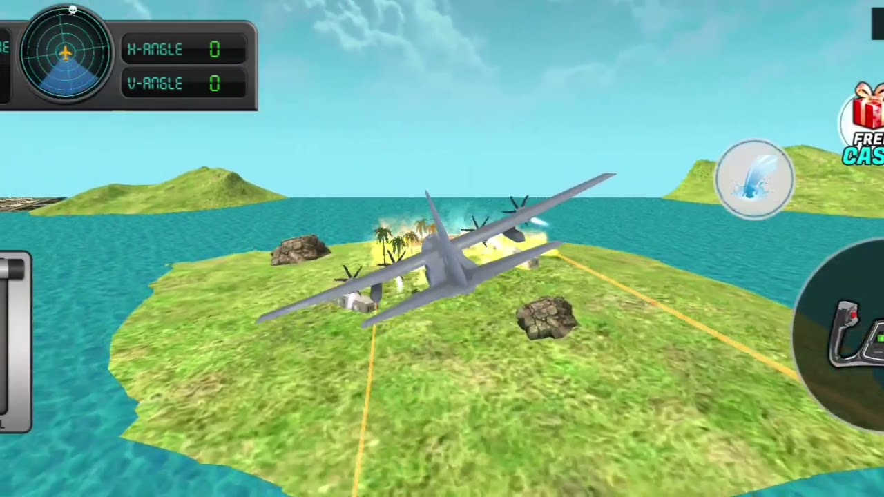 Hawai jahaj game mein _crash aag bujhana ja rahe hain