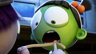 Funny Animated Cartoon | Spookiz Wiggle Wiggle Frankenstein Girl's Tooth | 스푸키즈 | Cartoon for Kids