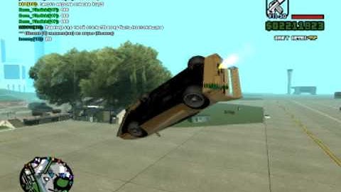 Gta San Andreas - Jumping Over A Helicopter (Samp)