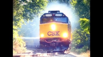 CSX P903-14 OCS Office Car Special Train in Hanover 4K UHD