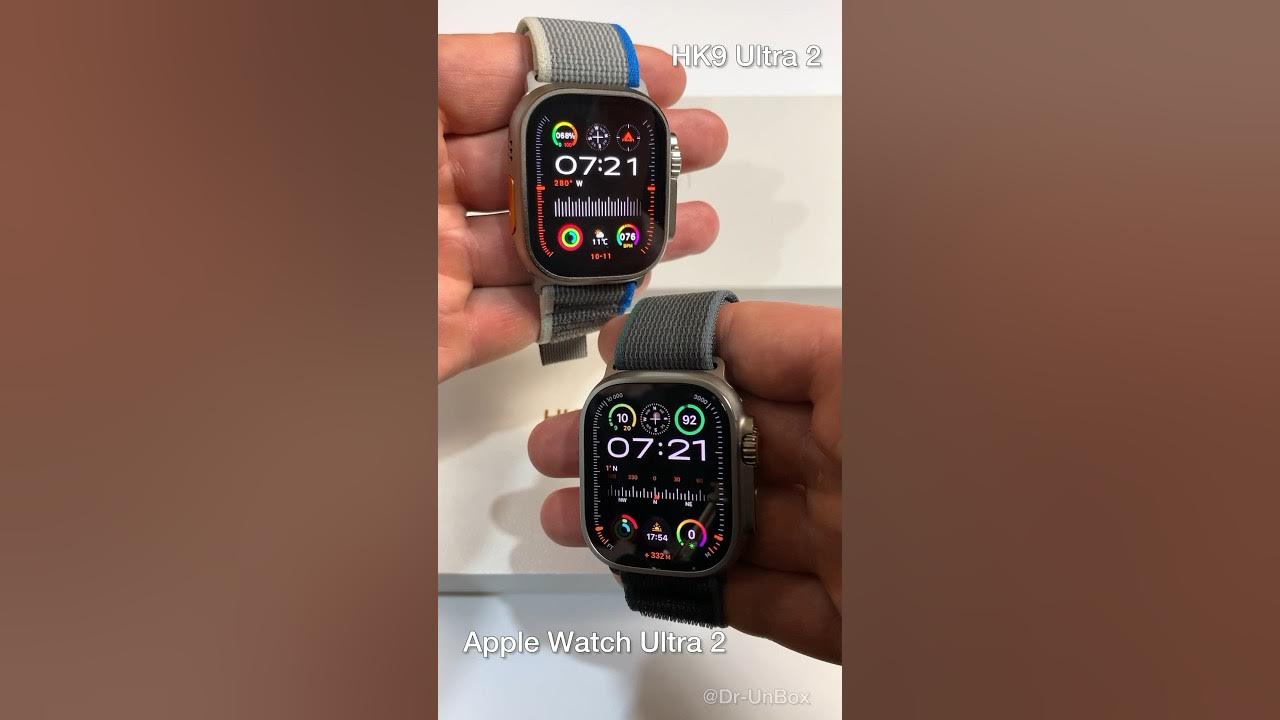 HK9 Ultra 2 SmartWatch vs Original Apple Watch Ultra 2🔥 #shorts #viral ...