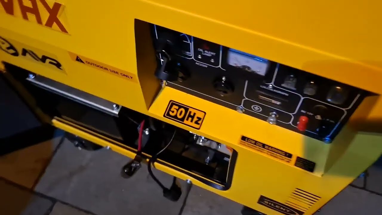 Дизельний генератор COVAX KDE7000T ЧП при запуску