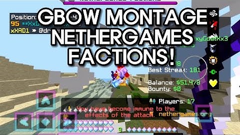 Nethergames factions Gbow edit Mcpe #minecraft Audio edit by @quitezyaudios