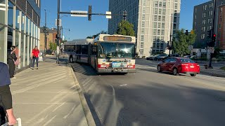 CTA Bus Ride 136 Sheridan/Lasalle Express From Devon To Wacker CTA New Flyer DE60LF 2008 #4133